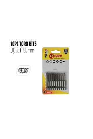 Rico 26 Parça Matkap Ucu Uzun Ve Kısa Torx Bits Uç Seti Takımı