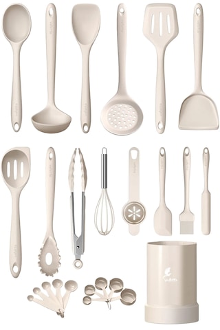 Valletta Maracas Isıya Dayanıklı Silikon Spatula Seti 25 Parça