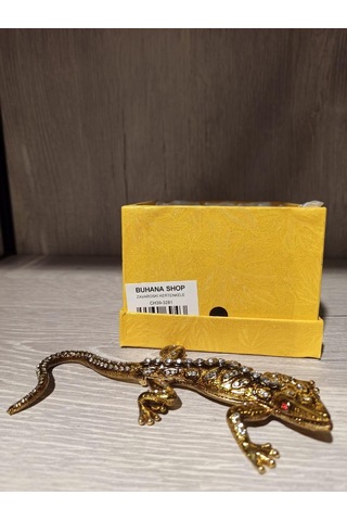Swarovski Taşlı Kertenkele Mücevherlik / Dekoratif Biblo