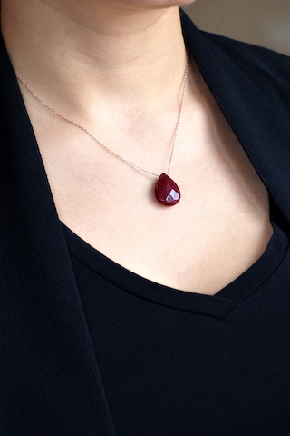 Argentum Concept 925 Ayar Gümüş Zincirli Kuvars Taşlı Kolye - N120401