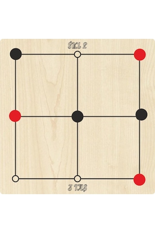 Ahşap Kızma Birader+dama+3 Taş+9 Taş+bihar+surakarta+tic-tac-toe