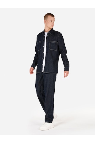 Colin's Colins 099 Rory Regular Chino Orta Bel Düz Paça Mavi Erkek Pantolon Cl1070606 Denim Mavi