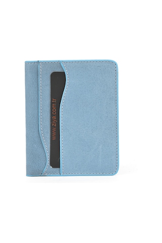 Ziya, Unisex Hakiki Deri Kartlık 1539852z02 Mavi 1539852z02 210 Mavi