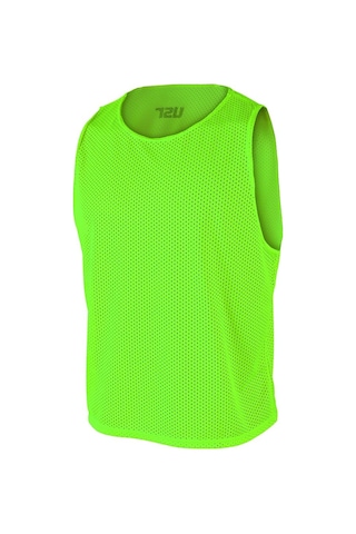 Usr Antrenman Yeleği Fileli Yeşil Büyük Boy - Bib 10 Lu Paket Beyaz - Gri