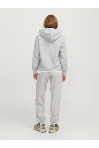 Jack & Jones Kadin Gögüs Minimal Baskili Sweatshirt - Abbie - 12223961 Light Grey Melange