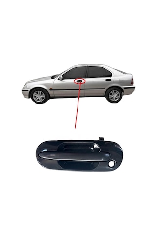 Honda Civic Euro / Cr-v Kapı Açma Kolu Ön Dış Sol 1997-2000 Modeller