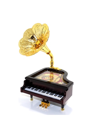 Lebron Gramafonlu Piano Müzik Kutusu