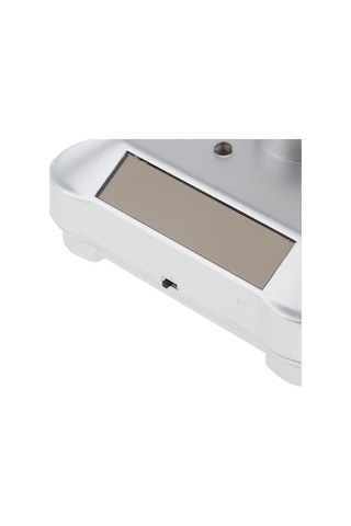 Trendooze Tabla, Standı Sergileme Saat Mücevher Led Işıklı Güneş Gümüş Enerjili Döner Dönen Yv