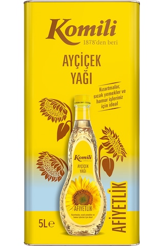 Komili Ayçiçek Yağı 5 L