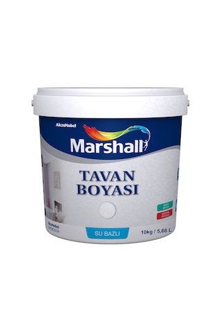 Marshall Beyaz Tavan Boyası 10 KG