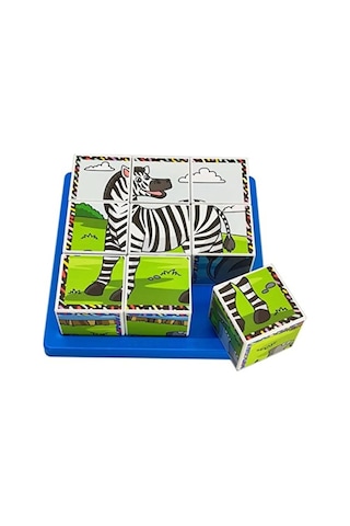 Eğitici Safari Hayvanları 3d Puzzle Seti