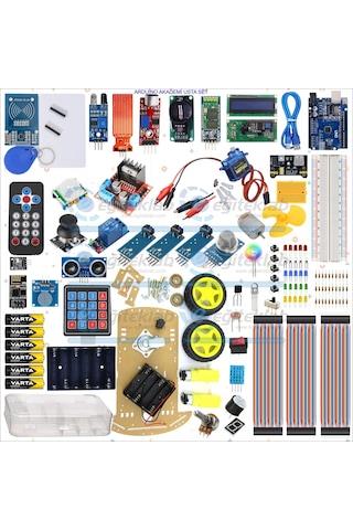 Arduino Akademi Usta Profesyonel Eğitim Seti