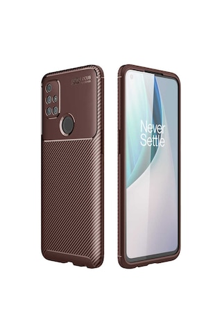 One Plus Nord N10 5G Kilif Karbon Silikon Case 482504002