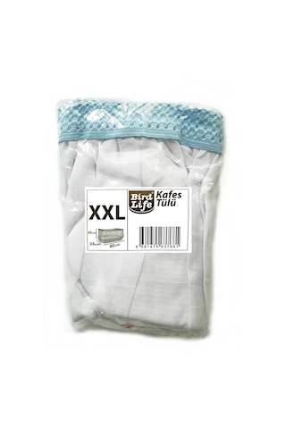 Büyük Boy Xxl Kuş Kafes Tülü 60 X 35 X 30 Cm - Renk Mavi