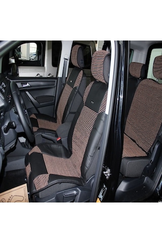 Space Space Deri Kilim Minder Siyah-taba / Klmny184