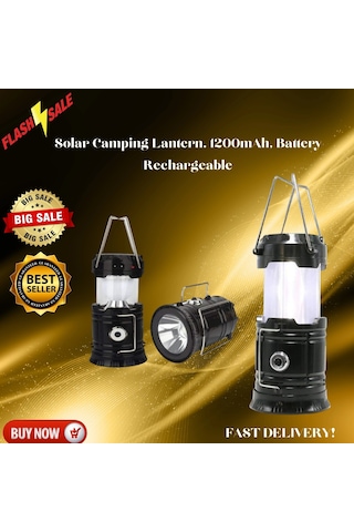 Fanus Şeklinde Mercekli Kamp Lambası Bx40
