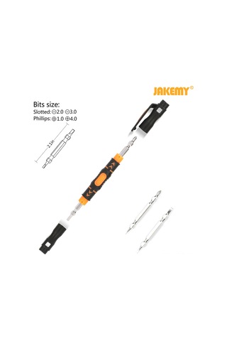 Skycity Jm-8155 Çift Uçlu Tornavida Seti - Tamir İçin Taşınabilir Elektronik, Gözlük, Saat Tornavidi Cr-v Çelik