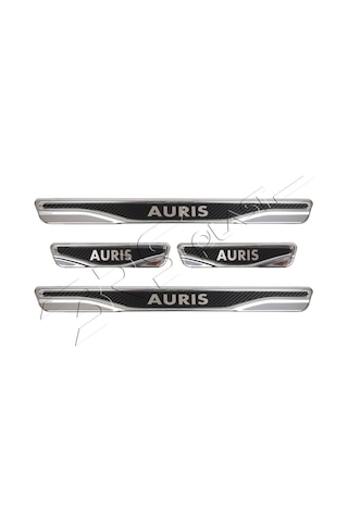 Toyota Auris Uyumlu Kapı Eşiği Karbon Krom 4 Parça