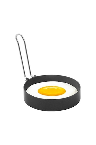 Dancemonkey 4 Adet Yumurta Halkaları Yapışmaz Kalıp Yumurta Kalıpları Siyah