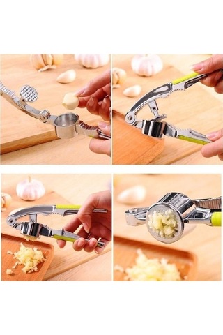 Fastbuy Çok Fonksiyonlu Paslanmaz Çelik Sarımsak Presi Rendeleyici Zencefil Fındık Kırıcı Mutfak Aleti Diğer Diğer