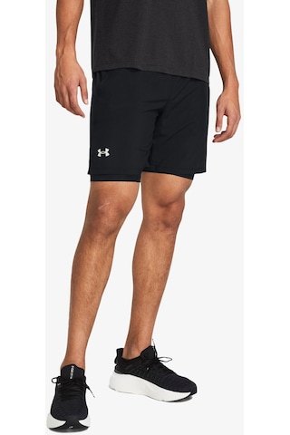 Under Armour Launch 7 2-ın-1 S Erkek Siyah Şort 1382641-001