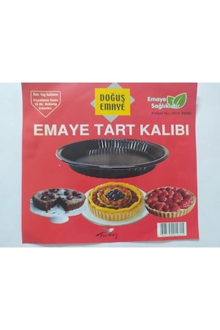 Emaye Tart Turta Kalıbı Royaleks-gvn018 Çok Renkli