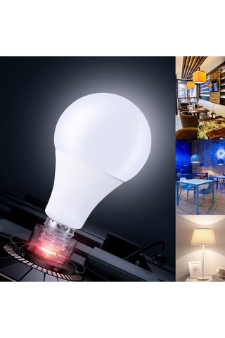 Teltree E27 Tabanlı 9w Led Işık, 6500k Soğuk Beyaz, 175-265v, 200 Derece Açı, İç Mekan Kullanıma Uygun