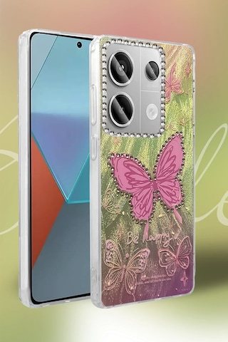 Newface - 77 - Xiaomi Redmi Note 13 Pro 4g Kılıf Blade Aynalı Desenli Kapak - - Csmo-tex - Desen 9 Diğer