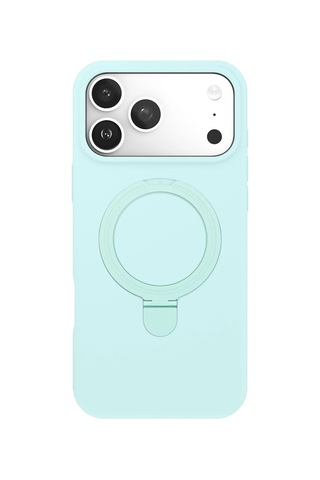 Apple iPhone Uyumlu,  17 Pro Max Regal Magsafe Standlı Kapak - Su Yeşili