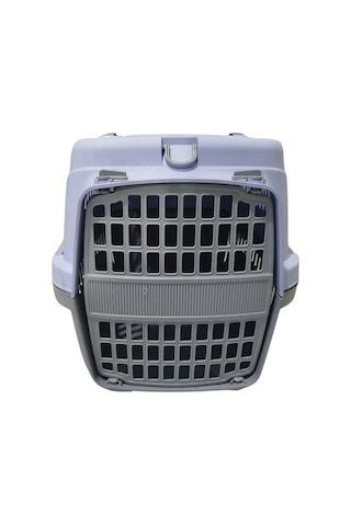 Pribor Hz-105 Kedi Köpek Evcil Hayvan Taşıma Çantası Box Büyük Boy Çok Fonksiyonlu Lila Gri