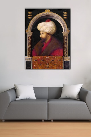 Fatih Sultan Mehmet Han Osmanlı Kanvas Tablo
