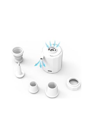 Padalink Taşınabilir Mini Hava Kompresörü - 400 Lümen Led Işık Ve Hızlı Şişirme