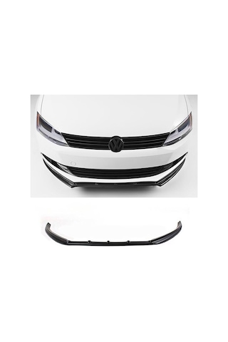 HasAkman Vw Jetta Mk6 Basic Ön Tampon Lip Piona Black 2010 ve 2018 arası