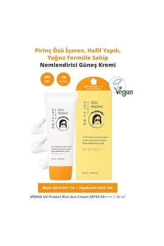 Midha Uv Protect Rice Sun Cream SPF50 50 ML