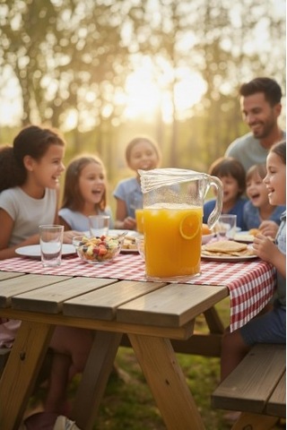 Northcity Akrilik 2 Litre Şeffaf Sürahi - Pratik Ve Kompakt Tasarım