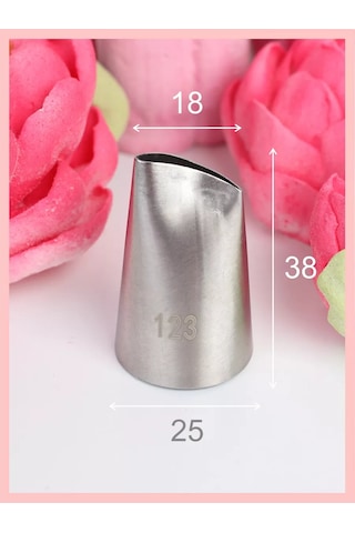 Bonbon Pasta Süsü Ucu Yaprak 123 240519642 Gri