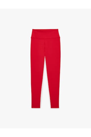 Koton Yüksek Bel Slim Fit Spor Tayt Kırmızı 6sak40301nk
