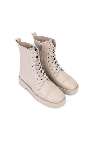 Tamer Tanca Kadın Bej Floter Casual Bot 1145 1988 Bn Bot Sk25-26 Bej Fltr Bej