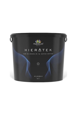 Pamukkale Hieratek İpek Mat Silikonlu Tam Silinebilir İç Cephe Boyası 7.5 L Antrasit Gri Ral 7016
