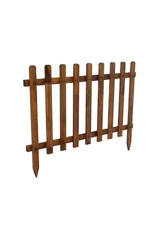 Ahşap Büyük Boy Kazıklı Bahçe Çiti