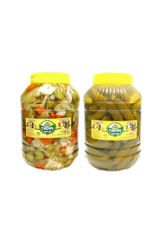 Çubuk Tadım Turşuları Karışık Turşu 5 KG + Salatalık Turşusu 5 KG