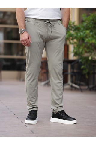 Ultra Hafif İnce Esnek Slim Fit Jogger Çağla Yeşil
