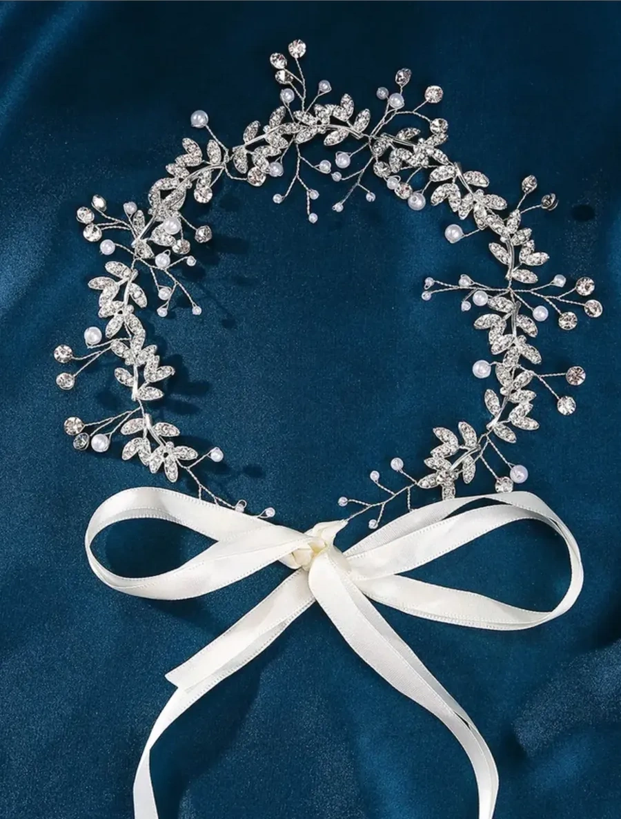 Bıjuteks Düğün Saç Diademi 97412809 Gri