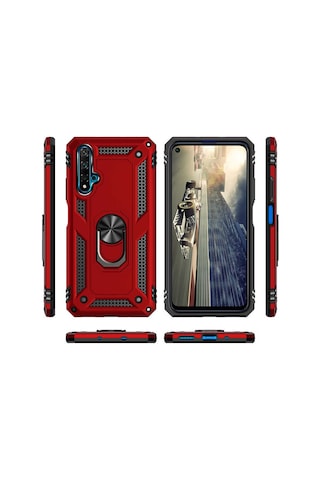 Huawei Honor 20 Kılıf Zore Vega Kapak Mavi