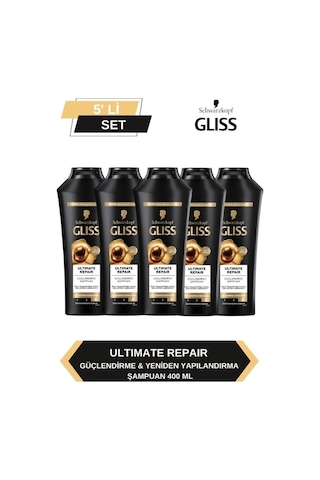 Gliss Ultimate Repair Şampuan 400ml X 5'li Set set-hnkl-5102-6005
