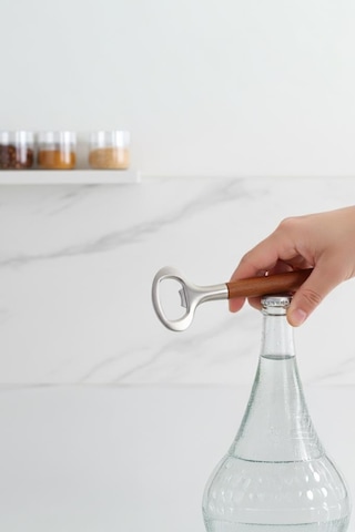 Mien Prateg Akasya Saplı Şişe Açacağı Ahşap