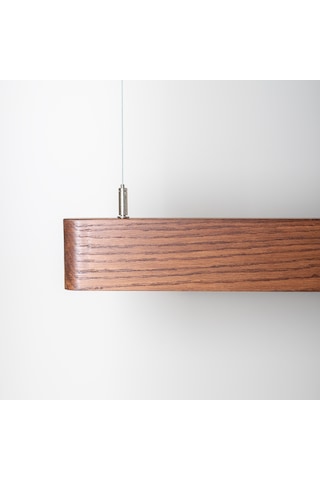 Soft Ceviz Modern Ahşap Aydınlatma - Minimal Led Sarkıt Avize Ceviz Ahşap