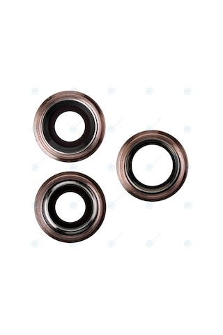 Apple Uyumlu iPhone 11 Pro Arka Kamera Lensi Cam Gold Arka Kapak Lens