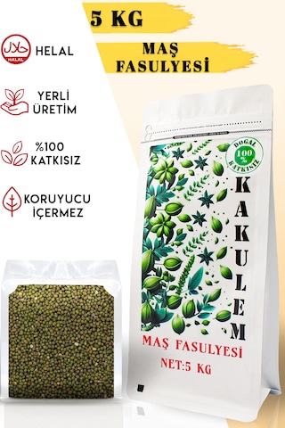 Kakulem Filizlendirilmiş Glutensiz Maş Fasulyesi 5 Kg