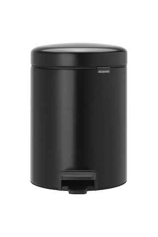 Brabantia Çöp Kutusu Newicon Pedallı 5 Lt Matt Siyah 112928 Siyah